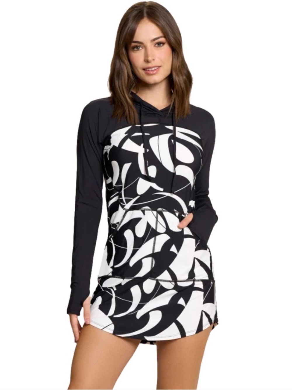 Jantzen Hoodie Dress Coverup. Sz XL.